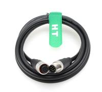 HangTon Cable M12 A codificado de 8 pines hembra a macho de 8 pines para cámara de sensor Cognex actuador industrial Profibus Automation 3M