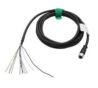 HangTon Cable M12 de 17 pines con código A a Flying Lead para SICK Inspector83x Lector64x, Banner ABR 3000 7000, Datalogic Matrix 410N 320 Machine Vision System Sensor Aktor Scanner Lector, datos E/S