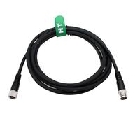 HangTon Cable M12 de 5 pines macho hembra con sensor de señal blindado para controles industriales, dispositivo de automatización, red DeviceNet CANopen IO Link Profibus 5M