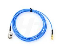 HangTon Cable macho BNC a macho Microdot 10-32 para acelerómetro transductor prueba de vibración acústica (3 m, recto)