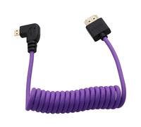 HangTon Cable micro HDMI a HDMI 4K, 8K, 60p para ATOMOS Ninja V Ultra Canon R6II R5C R5 R100 R7 Sony ZVE-10 A7C A7RIV Lumix S5 S9 GH4 Teradek tipo A a tipo D