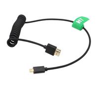 HangTon Cable micro HDMI a HDMI 4K 8K 60p para Canon R6 R6II R5C R5 R10 R7 Sony ZVE-10 A7C A7RIV A7RIII A7S2 Lumix S5 S9 GH4 Cámara ATOMOS Ninja V Ultra SmallHD Cine Indie Monitor, Tipo A D, Negro