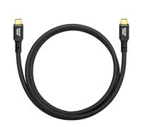 HangTon Cable trenzado USB tipo C a USB-C, datos de 120 Gbps, carga rápida de 240 W, 8K para eGPU MacBook Pro/Max/Air ROG Alienware ThinkPad MSI Laptop Thunderbolt Monitor de teléfono, 1 m