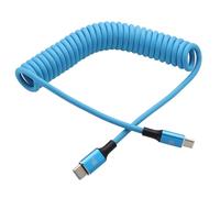 HangTon Cable USB-C CarPlay, carga rápida 9/12/15/20V 3A 60W, trenzado en espiral para iPhone 15 16, Galaxy S24, Pixel 9, ThinkPad X1, iPad, MacBook Pro, cámara R6 A7CR FX3 S1H, laptop