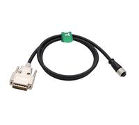 HangTon Cognex - Cable de datos para lector de tarjetas con sensor (7000, 8000 M12, código A, 12 pines hembra a DB15 RS-232, 3 m)