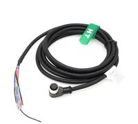 HangTon Cognex In-Sight 8000 Power IO Trigger Cable M12 con codificación A, 12 Clavijas Hembra en ángulo Recto a Cable 5M
