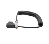 HangTon D-tap a 4 Pin hembra DC-IN Cable de alimentación en espiral para ZHIYUN Crane 3S Estabilizador de cámara (recto)