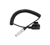HangTon D-tap - Cable de alimentación en espiral de 6 pines para DJI RS 2 / RS 3 Pro, montaje de base universal, motor de enfoque 13-17 V