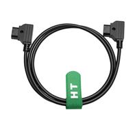 HangTon D-Tap - Cable de alimentación macho a macho, cable de extensión de 12 V-17 V para batería de montaje en V/dorado, cámara de cine, luz de video LED, monitor de campo, 3 m