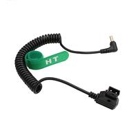 HangTon D-tap - Cable Enchufe de Alimentación en Espiral para Cámara Sony PXW FS7 FS7 II (16,8 V, no regulado)