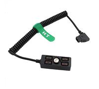 HangTon D-Tap Power Splitter Hub 1/4"-20 Rosca, P-TAP macho a hembra Adaptador de 4 puertos 1 a 4 para V-Mount Gold Mount Batería Anton Bauer IDX Sony