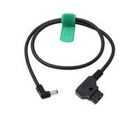 HangTon D-Tap to DC Barrel 5.5 2.1mm Cable de alimentación en ángulo Recto para SmallHD 702 Atomos Ninja Shogun Inferno Flame LILLIPUT Monitor V-Mount 60cm