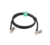 HangTon High Flex 12G 3G HD SDI 75 ohm Coaxial Cable de vídeo 4K 60fps ángulo recto a ángulo recto BNC Canare LV-61S para monitor de cámara 2M