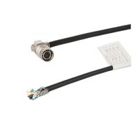 HangTon Hirose - Cable ajustable en ángulo recto de 6 pines para cámara industrial Basler Ace Aviator Racer Runner GigE, Sony, Imaging Source, HikRobot, Baumer, AVT, Jai, Dalsa, HR10A-7P-6S, 5 m