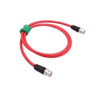 HangTon HT 12G 4K Raw SDI cable coaxial de vídeo BNC a BNC Canare LV-61S 75 ohmios para el monitor de la cámara flexible blindado 1,5M Rojo