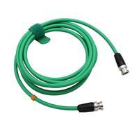 HangTon HT 12G 4K Raw SDI cable coaxial de vídeo para el monitor de la cámara Roland grabadora flexible blindado 1,5M Verde BNC a BNC Canare LV-61S 75 ohmios