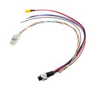 HangTon Livox Mid-360 LiDAR - Cable de sensor para DJI, divisor de 1 a 3, conector M12 de aviación de 12 pines a RJ45 XT30 y cables voladores, depuración de energía Ethernet, 25 cm
