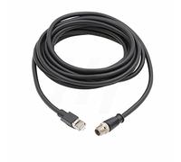 HangTon M12 8 polos X-Coded macho a RJ45 Cat5e blindado Ethernet Cable de datos para cámara GigE industrial Basler Blaze y Cognex IS2000 IS7000 IS8000 15m