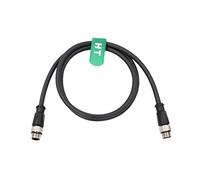 HangTon M12 A codificado 8 pines macho a 8 pines macho cable de señal para automatización de controles industriales, dispositivo de red DeviceNet, CANopen, IO Link, Profibus, actuador sensor 1M