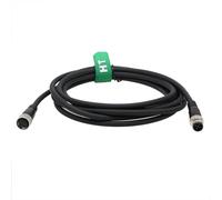 HangTon M12 A Código 5 Pin Macho a 5 Pin Hembra Actuador de Aviación Sensor Cable Blindado de Señal para Controles Industriales Dispositivo