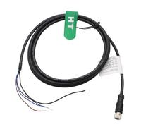 HangTon M8 - Cable de alimentación con sensor de actuador hembra de 3 pines para Banner Baumer Turck Sick I/O, dispositivo de campo de control de automatización industrial, blindado, código A, PVC, 1