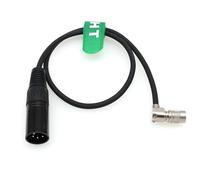 HangTon Mezclador de grabador de audio, cable de alimentación XLR para Zaxcom Zoom F8 MixPre 788T 664 702, Hirose 4 pines ángulo recto de 90 grados, alta flexibilidad 1 m