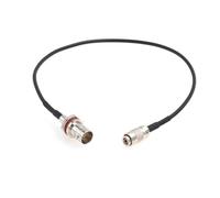 HangTon Mini SDI DIN1.0/2.3 a SDI estándar BNC hembra cable adaptador para Blackmagic RG174/U 75 ohmios (15 cm, DIN 1.0/2.3 a BNC)