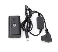 HangTon Monitor de cámara D-tap NP-F970 F570 F550 Dummy Battery DC acoplador adaptador de corriente para Atomos Shogun Inferno Ninja (1,2 m)