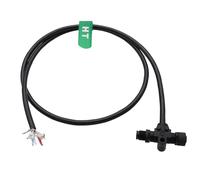 HangTon NMEA 2000 Cable de caída de energía eléctrica de red, conector en T de 5 pines para barco marino, Lowrance, Garmin, Airmar, Maretron, Raymarine, Simrad, Navico, 12/24 V 4 A, 1 m