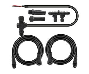 HangTon NMEA 2000 Kit de inicio de red, cable de caída de columna vertebral, terminador, conector T, cables de alimentación para Lowrance, Garmin, Airmar, Maretron, Raymarine, Simrad, Navico,