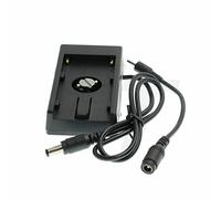 HangTon NP-F970 770 - Placa de montaje de batería (7,4 V, CC, 5,5 x 2,5 cm, adaptador de 5,5 x 2,1, para batería de chupete DSLR (con tornillo de 1/4")