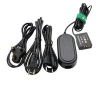 HangTon NP-W126 - Adaptador de corriente alterna para Fuji X-T1, X-T2, X-T3, FinePix, X-A5, X-H1, X-A10, X100F, X-T10, X-T20, X-T30, X-Pro1, X-Pro2, 30EXR, X-E2, X-E2S, 1 cámara X-M1