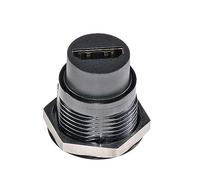 HangTon Paquete de 5 conectores de panel acoplador HDMI 2.0 impermeables, cable circular en línea hembra a hembra