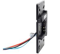 HangTon - Placa de batería de montaje B para cámara DJI Ronin 4D, Bebob Fxlion SWIT IDX Core Blueshape, conector de 6 pines de entrada CC de 24 V, 10 cm