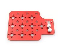 HangTon Placa de queso universal para cámara de montaje lateral de 3/8 pulgadas y 1/4 pulgadas para receptor inalámbrico Sony ARRI Alexa RED DSMC2 Komodo Teradek Vaxis Rig (rojo)