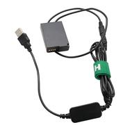 HangTon Powerbank - Batería de repuesto USB de 5 V a DMW-DCC9 para cámara Panasonic Lumix DMC-GX1 GF2 G3 TS2, DMW-BLD10