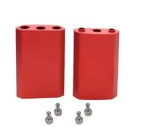 HangTon Ronin - 2 bloques de extensión de eje inclinable de 60 mm, extensor de brazo de jaula para DJI ARRI Alexa 35 Venice Higher Camera Pack, 3/20.3 cm-16 roscas M3 tornillo rojo