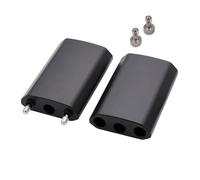 HangTon Ronin - 2 extensores de eje inclinable, bloque de extensión de brazo de jaula de 60 mm para DJI Gimbal ARRI RED Sony Panasonic Cámara superior, rosca de 3/8 a 16 tornillos M3 negro