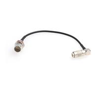 HangTon SDI - Cable adaptador hembra BNC a DIN 1.0/2.3 Mini BNC para monitor de cámara Blackmagic (15 cm, ángulo recto DIN 1.0/2.3 a hembra BNC)