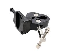 HangTon Soporte de abrazadera de cangrejo con placa de bloqueo en V para batería de montaje en V en barra de trípode, riel de soporte de luz, forma de garra, liberación rápida