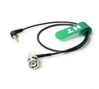 HangTon Timecode Cable de ángulo recto de 3,5 mm a BNC para sincronización de tentáculos a cámara y mezclador de 8 pulgadas