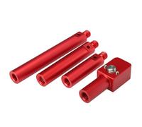 HangTon Tubo de varilla de montaje de 15 mm, extensiones de 2 pulgadas, 3 pulgadas, 4 pulgadas de longitud para cámara Sony ARRI Red, montaje inalámbrico de riel de hombro con rosca de 3/8 pulgadas