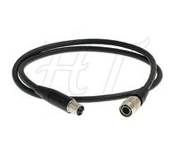 HangTon TVLogic VFM LVM SRM Cable de alimentación para monitor Hirose de 4 pines a Mini XLR de 4 pines para cámara Sony F55 F5
