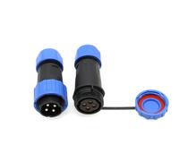 HangTon TY20 4 Pin 25A eléctrico Impermeable Conector, Macho Hembra Cable Enchufe zócalo, Tornillo Terminal de cableado, de desconexión rápida para el Poder al Aire Libre del Dispositivo