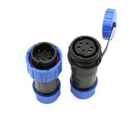 HangTon TY20 6 Pin 5A Impermeable Tornillo Terminal Conector, Macho Hembra Bulkhead Plug Receptáculo de desconexión rápida de energía eléctrica al Aire Libre del Dispositivo