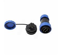 HangTon TY28 6 Pin 25A Aviación Impermeable Conector Macho Hembra 12ga Alambre Enchufe Tornillo-Crimp Libre de soldadura de desconexión rápida para el dispositivo de energía automotriz