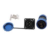 HangTon TY28 Conector de 2 Pines, Alimentación Impermeable 45A 380V, Enchufe Hembra, Zócalo Macho, Desconexión Rápida para Eléctrico Automotriz Exterior Solar Camión