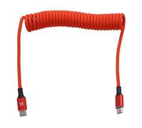 HangTon USB C a USB-C, PD 60 W de carga de alta velocidad, CarPlay, cable de datos para Pixel 8, iPhone 15 16, Canon R5C Sony FX3, Panasonic GH5II, Samsung, iPad, MacBook Pro, portátil, DSLR, trenzado