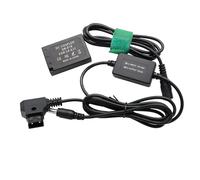 HangTon V-Mount D-TAP a LP-E17 - Batería falsa para cámara Canon EOS R8 R10 RP T6s T6i T7i X8i SL2 800D 9000D 8V DR-E18