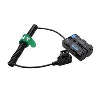 HangTon V-Mount D-tap a NP-FM500H - Batería falsa para cámara compacta inalámbrica ARRI WCU-4 Sony Alpha A200 SLT-A57 A77 A99, cable en espiral de 7,2 V